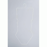 Cintre Buste Maillot de Bain - Fil Blanc - 38cm - Design Compact - Adapté aux Maillots 1 ou 2 pièces