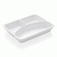 Conteneur alimentaire 3 compartiments 23,5 x 17,5 cm HAMBURG SYSTEM lot de 3 - Was Germany - 4044925164429