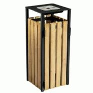 Corbeille EDEN 110L avec cendrier