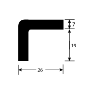 CORNIÈRE PU 90°