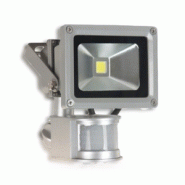 Éclairage  de chantiers projecteur led cob détecteur, 10w, 112°, 860 lm, 3000k vision el