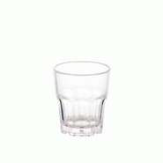 Gobelet réutilisable polycarbonate transparent 3,5cl Ø4,2x4,8cm - par 24