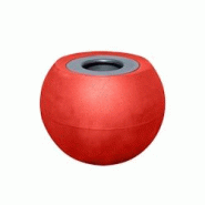 PLAST'UP ROTOMOULAGE Pot de fleurs sphérique xxl speranza 325l - ROUGE - rouge 0036336945555