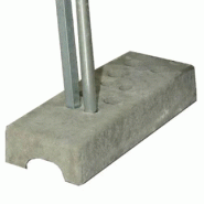 Plot béton pour panneau électoral