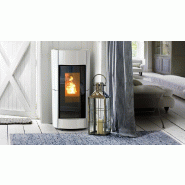 Poêle à granulés ventilé Thermorossi / CHIC PLUS - Blanc
