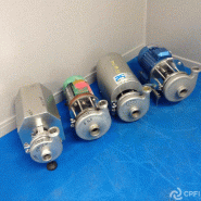 Pompe centrifuge Pierre Guerin-Packo - Acier inoxydable - Débit et pression variables - Modèles C114, C216, C218, C328, C428