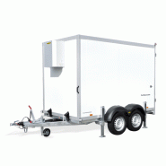 Remorque frigo freiné - HGK 254218 - 21 PF60 Deluxe - HUMBAUR - 2 essieux - PTAC : 2500 Kg - 413 x 167 x H197 cm - Reference - ROADSTERMOTO1V2