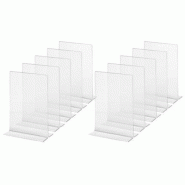 Sigel Présentoir de table Acrylic, vertical, pour A5, transparent - 4004360981678
