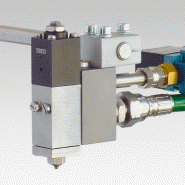 Tête d'injection pour colle à dispersion acx