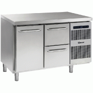 Table réfrigérée positive Hoshizaki - 1 porte et tiroirs - Acier inoxydable - Capacité 345L Table réfrigérée positive Hoshizaki - 1 porte et tiroirs - Acier inoxydable - Capacité 345L
