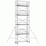 Échafaudage roulant aluminium DOCKER 85 version garde-corps EXMDS - Hauteur de travail : 9,90 m - DUARIB - 7130082 Échafaudage roulant aluminium DOCKER 85 version garde-corps EXMDS - Hauteur de travail : 9,90 m - DUARIB - 7130082