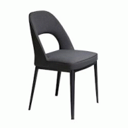 AC ANGEL CERDA Angel Cerdá Chaise en tissu gris foncé 4023C 47 x 50 x 80 - noir textile 8435631001201 AC ANGEL CERDA Angel Cerdá Chaise en tissu gris foncé 4023C 47 x 50 x 80 - noir textile 8435631001201