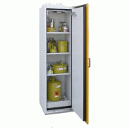 Armoire de sécurité ANTI-FEU 90 MN haute 1 porte - Dim. ext.: 595 x 598 x ht 1935 mm - 306 kg