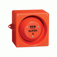 Avertisseur sonore industriel YA80 Super - 120 dB (A) - Réf. : MOF0013 - Gamme Yodalarm - Puissance maximale - IP65
