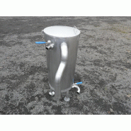 Bac de lancement 100 L - BNC113 - Hauteur 1130 mm, Diamètre extérieur 410 mm