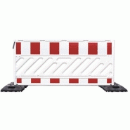 Barrière de chantier en plastique 'Flex' - Cadre galvanisé - Dimensions 2000x1000 mm Barrière de chantier en plastique 'Flex' - Cadre galvanisé - Dimensions 2000x1000 mm