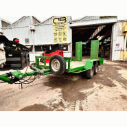 BOUVERET r23200 remorque porte engin 2 essieux 3,2t