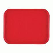 Cambro Plateau en polypropylène (L)410 x (P)300 mm, rouge - 3701188019910 Cambro Plateau en polypropylène (L)410 x (P)300 mm, rouge - 3701188019910