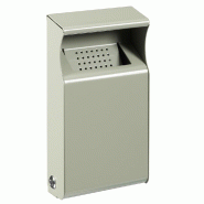 Cendrier mural Rossignol Arkéa avec serrure 3 L anthracite mat Cendrier mural Rossignol Arkéa avec serrure 3 L anthracite mat