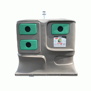 Colonne aérienne d'apport volontaire 4m3 kinshofer pehd lila-lot de 4 - vert 0727156534349 Colonne aérienne d'apport volontaire 4m3 kinshofer pehd lila-lot de 4 - vert 0727156534349