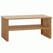 Décoshop26 - Table basse rectangulaire avec espace de rangement 46 x 97 x 55 cm en bambou naturel 04_0009772 - Bambou 3000267670753