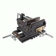 Etau de fraiseur 2 axes - mâchoires de 125 mm Etau de fraiseur 2 axes - mâchoires de 125 mm