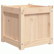 Helloshop26 - Jardinière bac lit surélevé plantes fleurs terrasse jardin 40 x 40 x 40 cm bois de pin massif marron 02_0037555 - 3000213897661 Helloshop26 - Jardinière bac lit surélevé plantes fleurs terrasse jardin 40 x 40 x 40 cm bois de pin massif marron 02_0037555 - 3000213897661