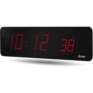 Horloge LED Style II 10 S, alimentation 230V, indépendante, LED rouge - BODET
