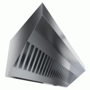 ITALCONCEPT L2G Hotte Murale Biseautee, 2 Filtres, 1600M3/H, Avec 450 x 1600 x 900mm - 3616350172709