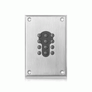 Lecteur Oppna 0510 - avec clavier rétroéclairé et montage encastré, résistant au vandalisme