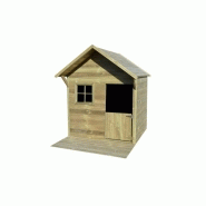 Maisonnette avec terasse jane - bois - 2,15 m² - porte et fenêtre