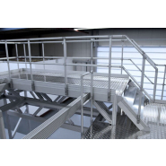 Plateformes individuelles avec système modulaire - Grande stabilité pour un poids réduit Plateformes individuelles avec système modulaire - Grande stabilité pour un poids réduit