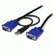 StarTech Cble pour Switch KVM VGA avec USB 2 en 1 - 3m