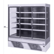 Vitrine verticale positive avec porte, idéal pour chr, traiteurs, boulangeries, pâtisseries et chocolateries - offlip 3 eco 93 iarp