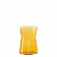 Zafferano Lot de 4 Gobelets Collection Classy en Verre Borosilicaté Soufflé à la Main Couleur Jaune Or, Design Géométrique Ergonomique pour la Ta Zafferano Lot de 4 Gobelets Collection Classy en Verre Borosilicaté Soufflé à la Main Couleur Jaune Or, Design Géométrique Ergonomique pour la Ta
