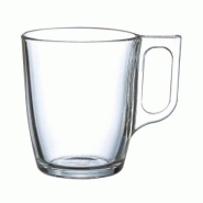6 mugs 32 cl Nuevo - Luminarc - verre trempé extra résistant - transparent verre v7473