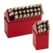 Alphabets et jeux de chiffres à frapper en mousse low-stress - Relief inversé et marquage au marteau