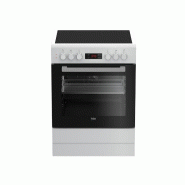 BEKO cuisinière vitrocéramique 72l 4 feux blanc FBE67300WCS - blanc 8690842764486