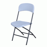 Chaise pliante extérieur blanche