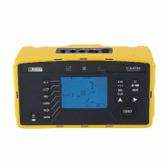 CHAUVIN ARNOUX - CA 6133 - Contrôleur d'installations multifonctions - Tension, Fréquence, 3P, Boucle, Ik, Continuité, Isolement, Résistance, Test auto DDR A et AC, Rotation de phase, Bluetooth, 6 accus