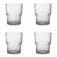 Duralex Verre Empilable 1830C 20 cl Transparent 4 pièces - transparent verre 1014AC04C0111