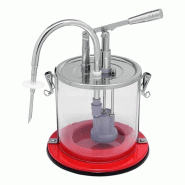 Gastro-Inox Distributeur de sauce pour chocolat 3 litres avec support de seau - 7445908667642