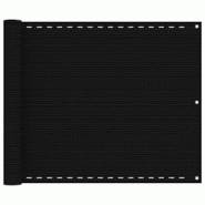 Helloshop26 - Écran de balcon brise pare vue protection confidentialité 75 x 400 cm PEHD noir 02_0010270 - 3000560082727 Helloshop26 - Écran de balcon brise pare vue protection confidentialité 75 x 400 cm PEHD noir 02_0010270 - 3000560082727