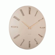 Horloge murale en métal Esmerado 60 cm blanc Karlsson - blanc 8714302770920 Horloge murale en métal Esmerado 60 cm blanc Karlsson - blanc 8714302770920