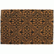 Paillasson en fibres de coco Arabesques 60 x 40 cm Sil - marron 5024418364894 Paillasson en fibres de coco Arabesques 60 x 40 cm Sil - marron 5024418364894