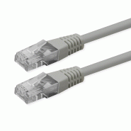 ROLINE Cordon Cat.6 (Classe E), UTP, PoE, gris, 3 m_0