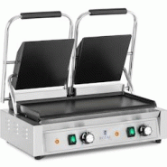 Royal Catering - Royal Catering RCPKG-3600-S Machine À Panini Double Toaster Plancha Électrique Professionnelle Lisse 3 600 W - argenté inox 406285