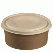 Saladier Ecokraft carton laminé naturel 750ml - par 300