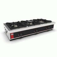 SOFRACA Réchaud Gaz - 3 Feux - (3X) 7 Kw - Réf:27066-2 - 27066-2