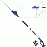 Taille-haie télescopique sans fil hst 18-201-05 avec accu + chargeur